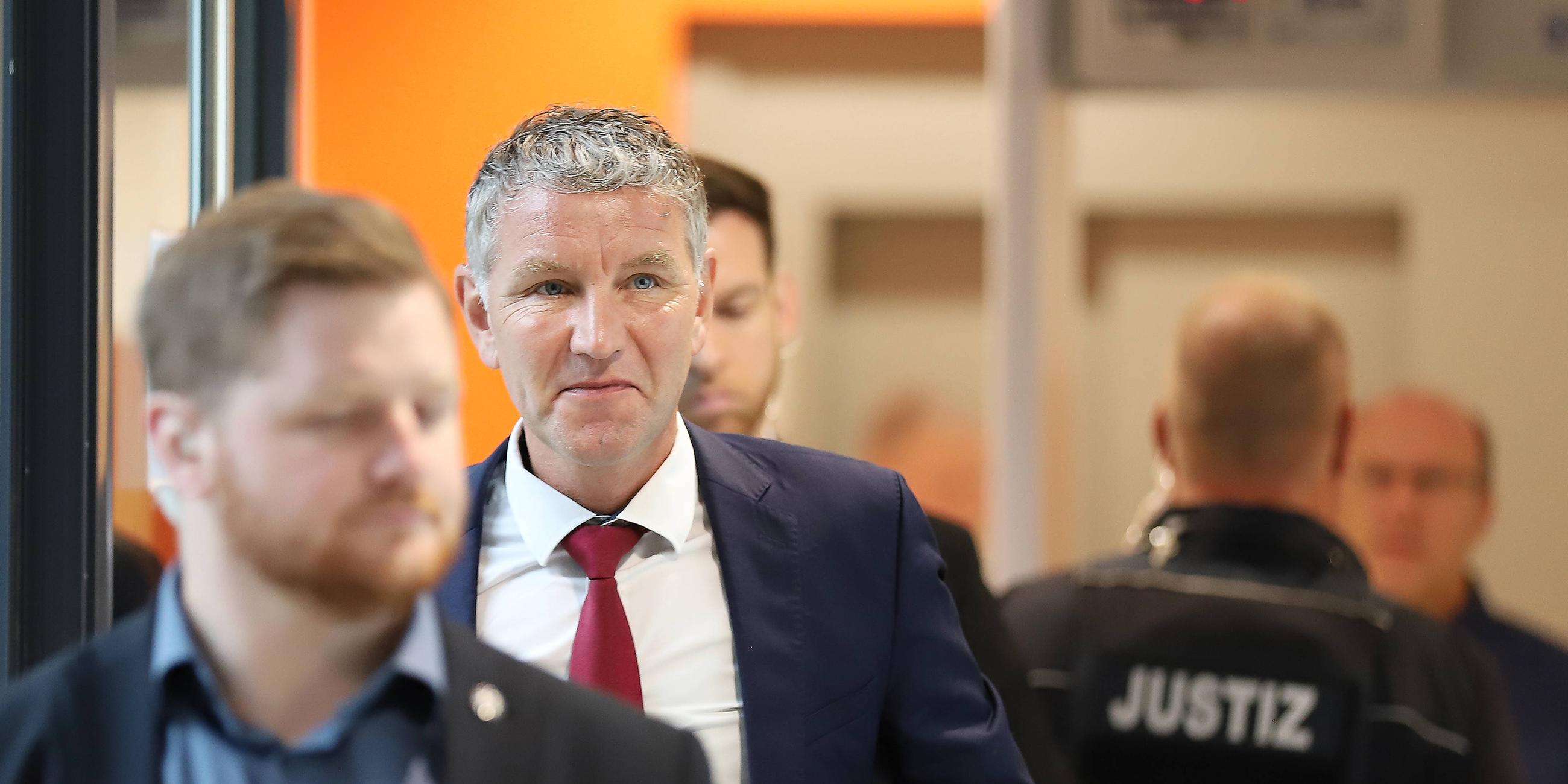 Prozess gegen Thüringens AfD-Landeschef Björn Höcke