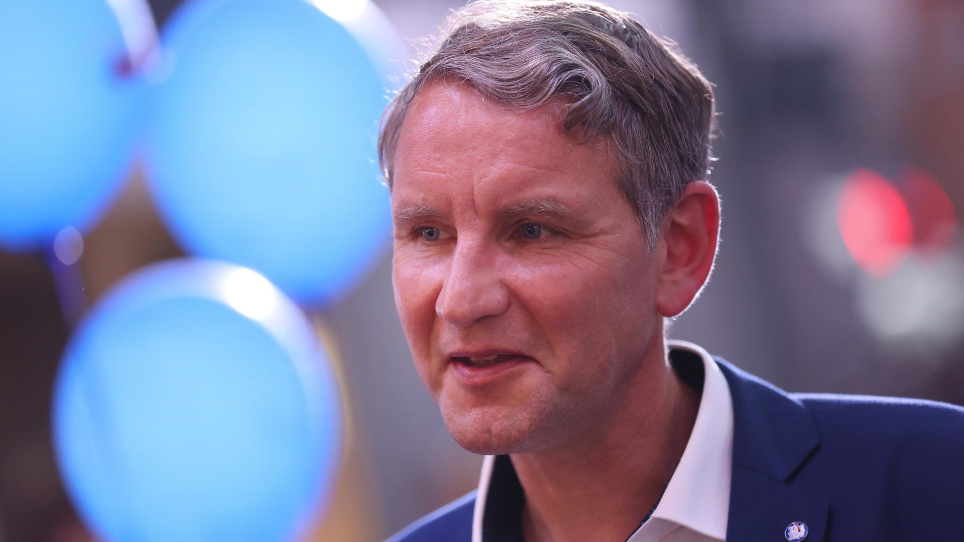 Björn Höcke bei einer Wahlkampfveranstaltung der AfD in Sachsen-Anhalt.