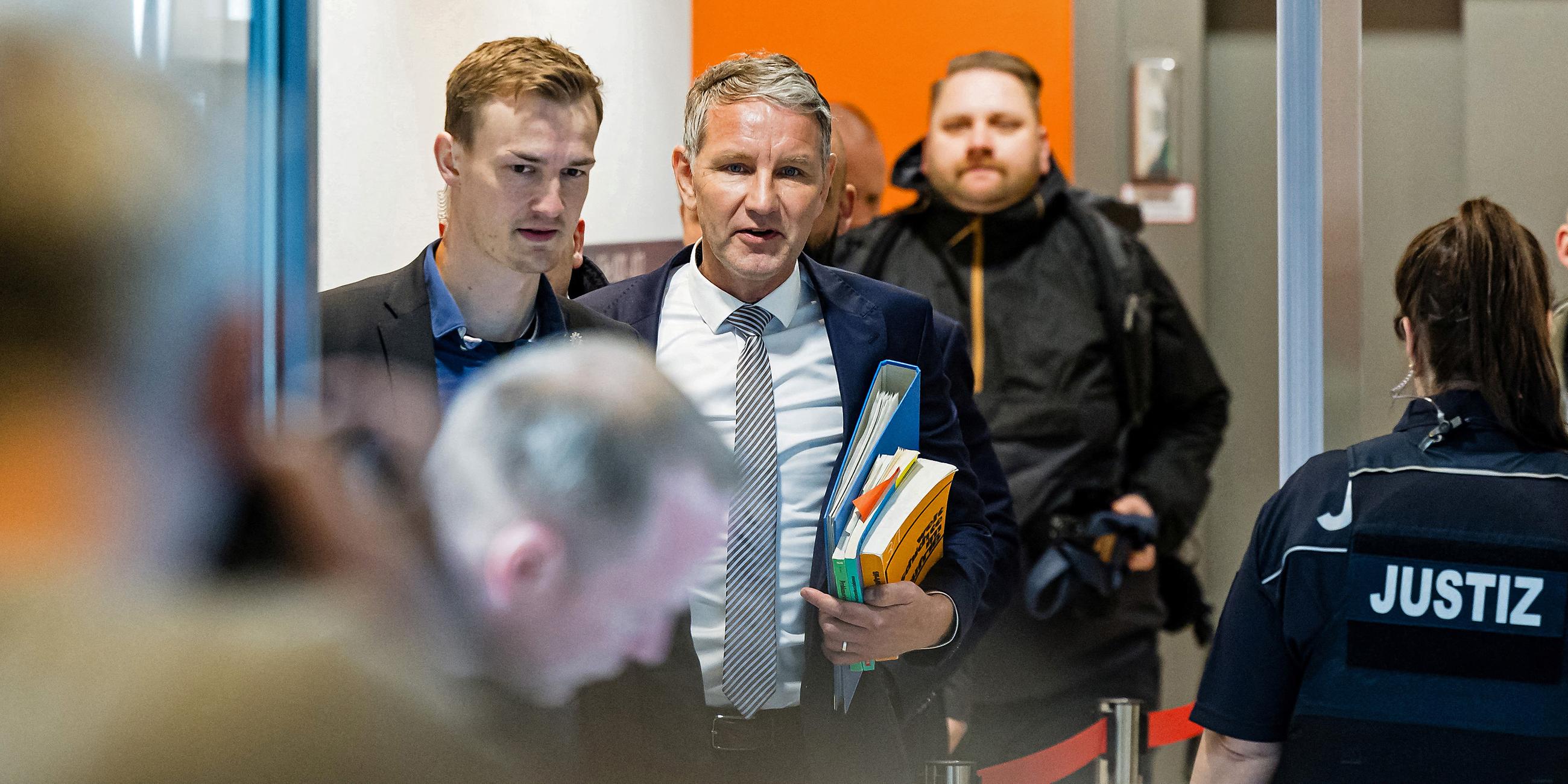 Björn Höcke (M), aufgenommen am 23.04.2024 in Halle