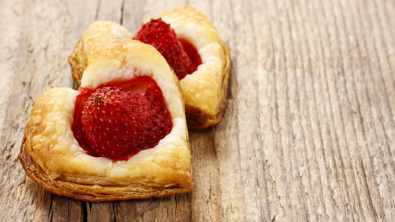 Herzen mit Obstfüllung zum Muttertag