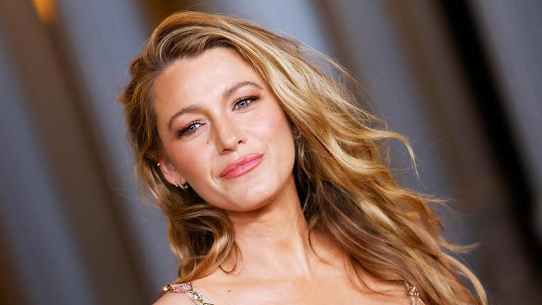 Nahaufnahme der US-Schauspielerin Blake Lively.
