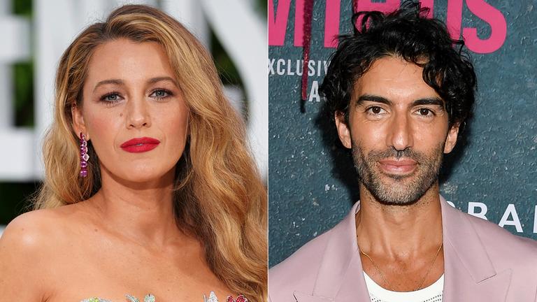 Eine Collage aus Blake Lively (links) und Justin Baldoni.