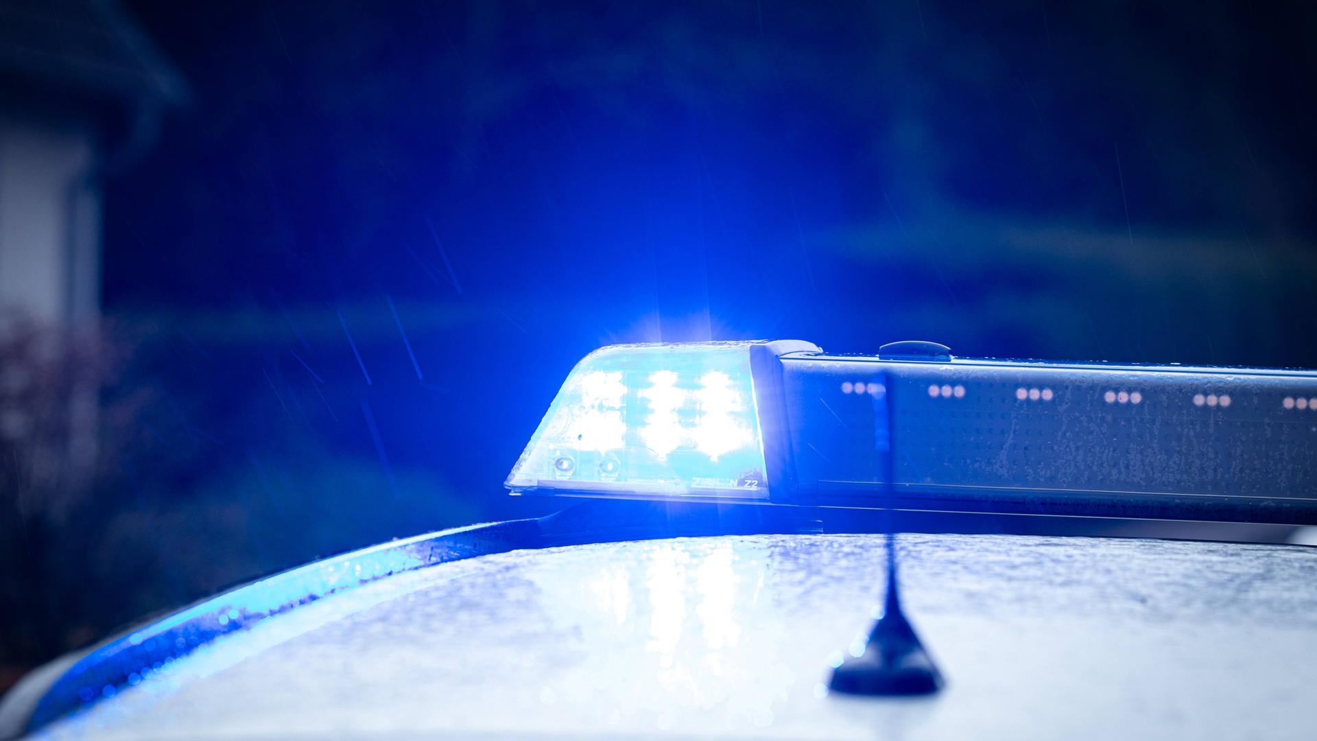 Blaulicht eines Polizeiwagens