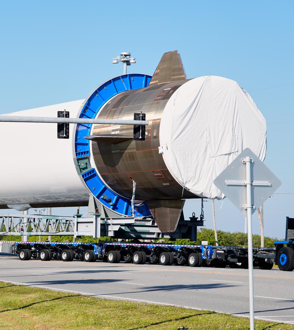 Eine Rakete des US-Raumfahrtunternehmens Blue Origin