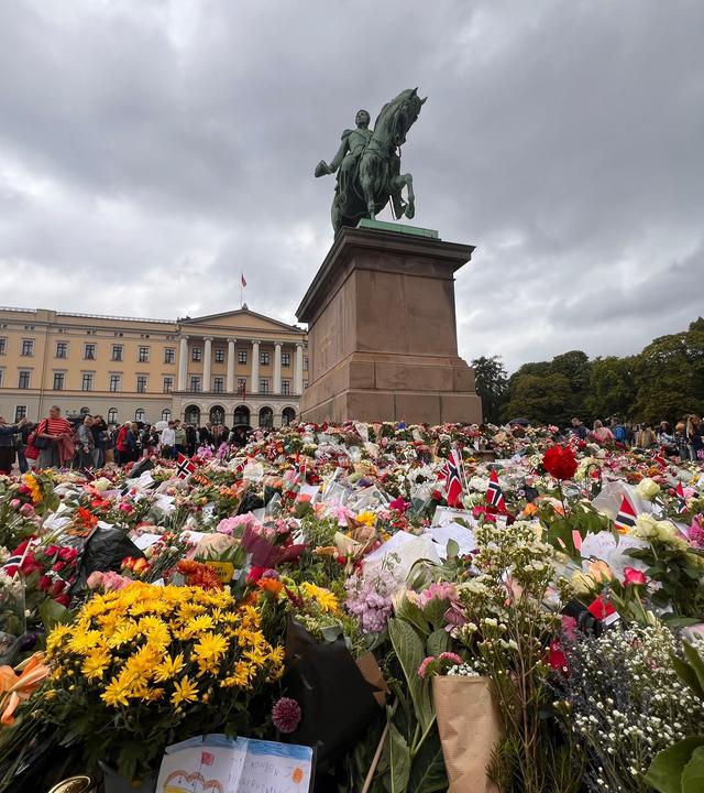 Trauer in Oslo nach dem Tod von König Harald