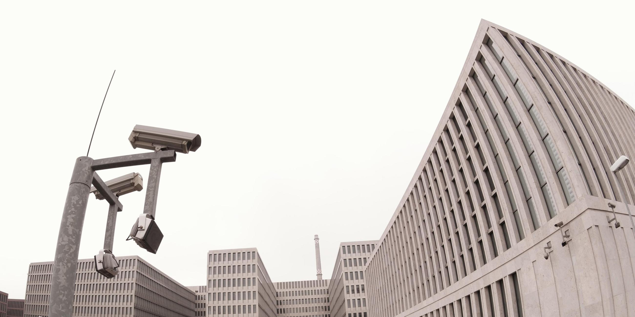 Blick auf die neue Zentrale des BND