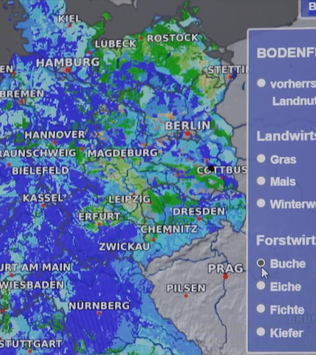Bodenfeuchtevorhersage