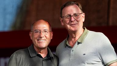 Linke-Politiker Gregor Gysi und Bodo Ramelow
