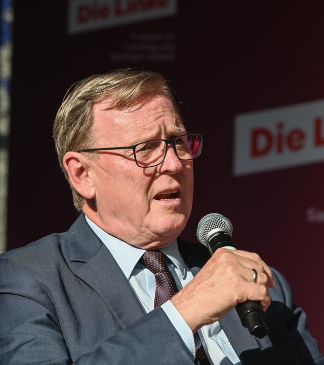 Bodo Ramelow spricht bei einem Politik-Talk.