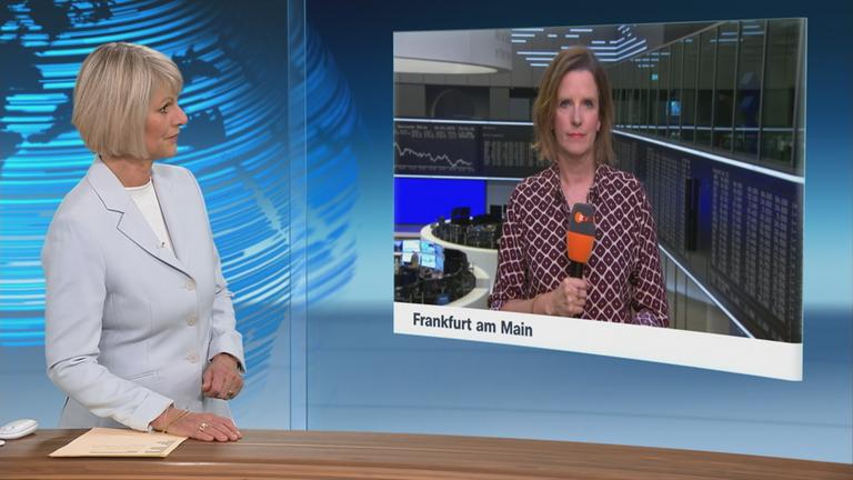 Valerie Haller an der Börse