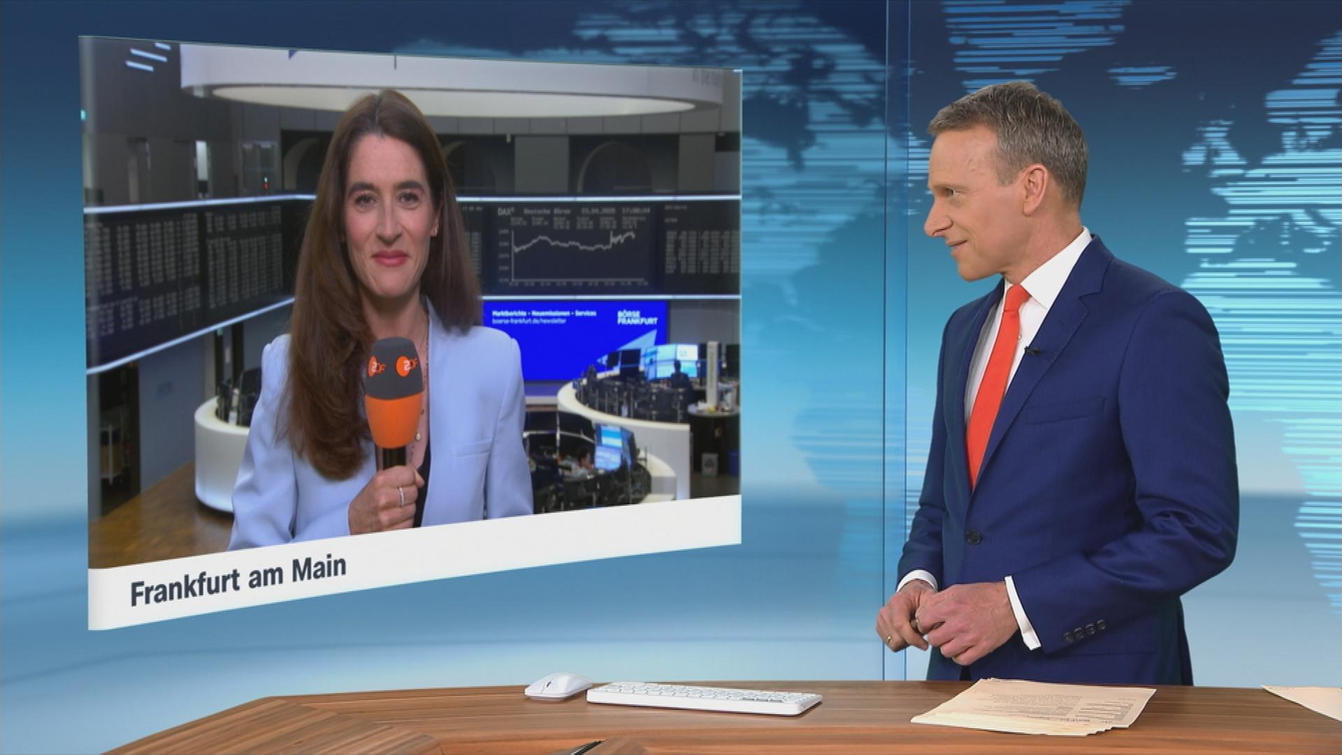 ZDF-Korrespondentin Sina Mainitz in Frankfurt.
