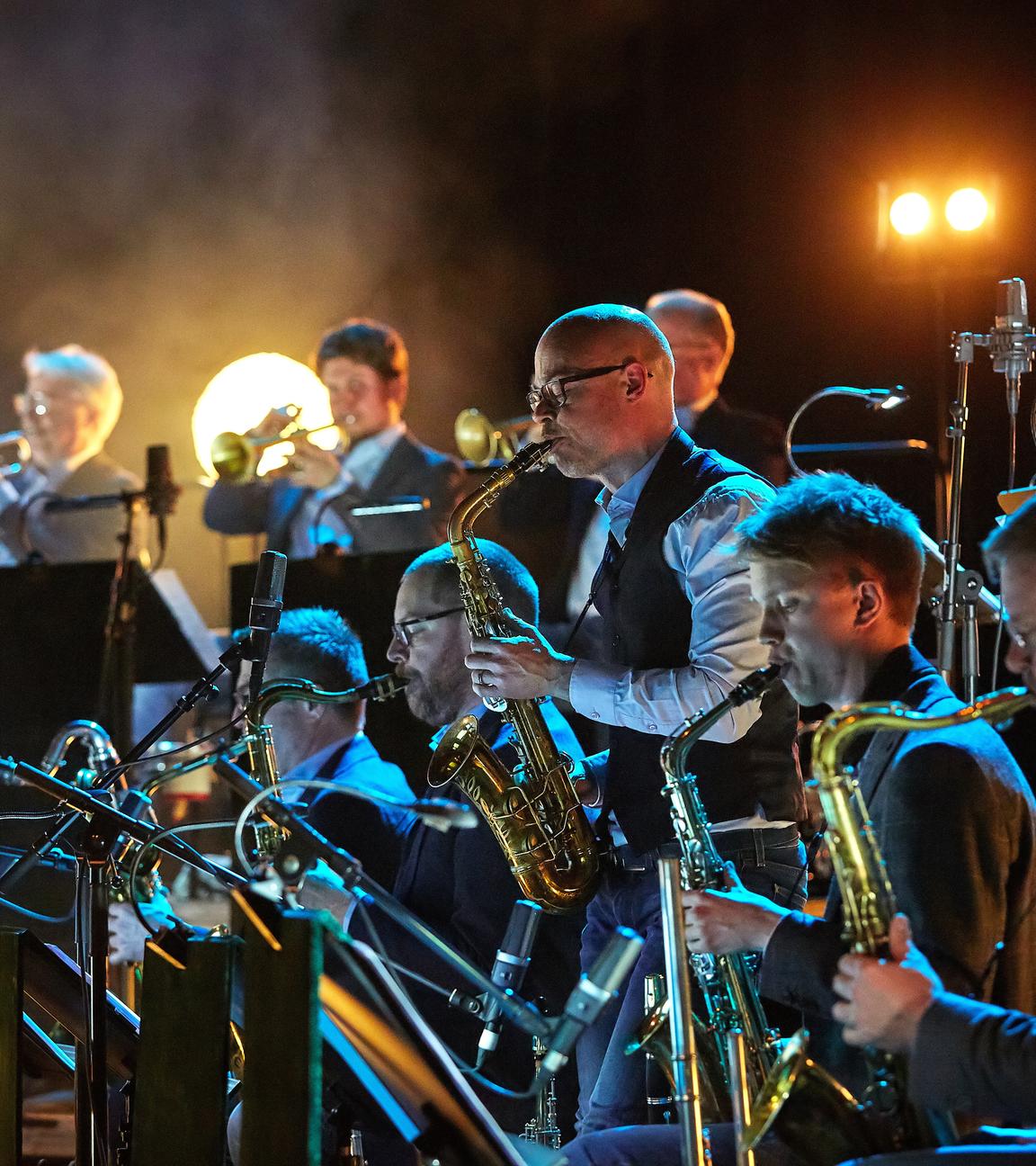 Die Bohuslän Big Band - eine der angesagtesten Big Bands Skandinaviens im Konzert.