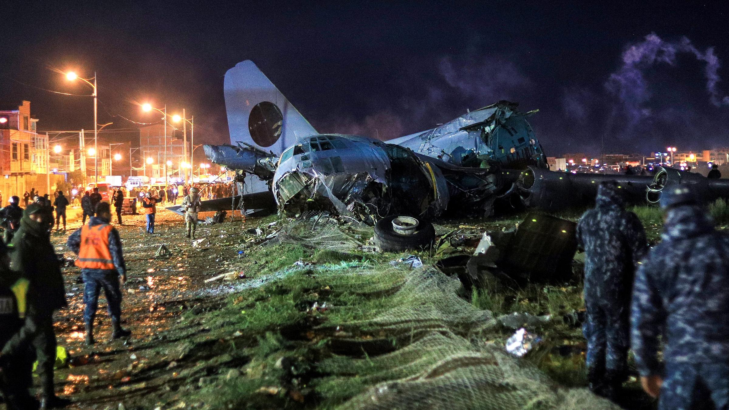 Flugzeugunglück in Bolivien