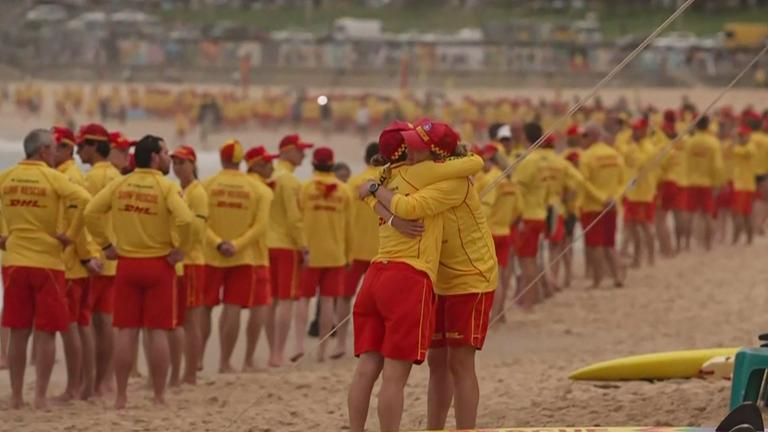 Rettungsschwimmer am Bondi Beach
