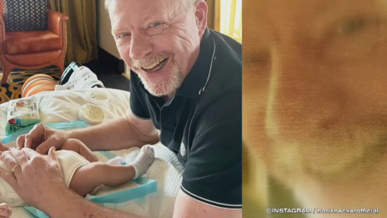Boris Becker im Vaterglück