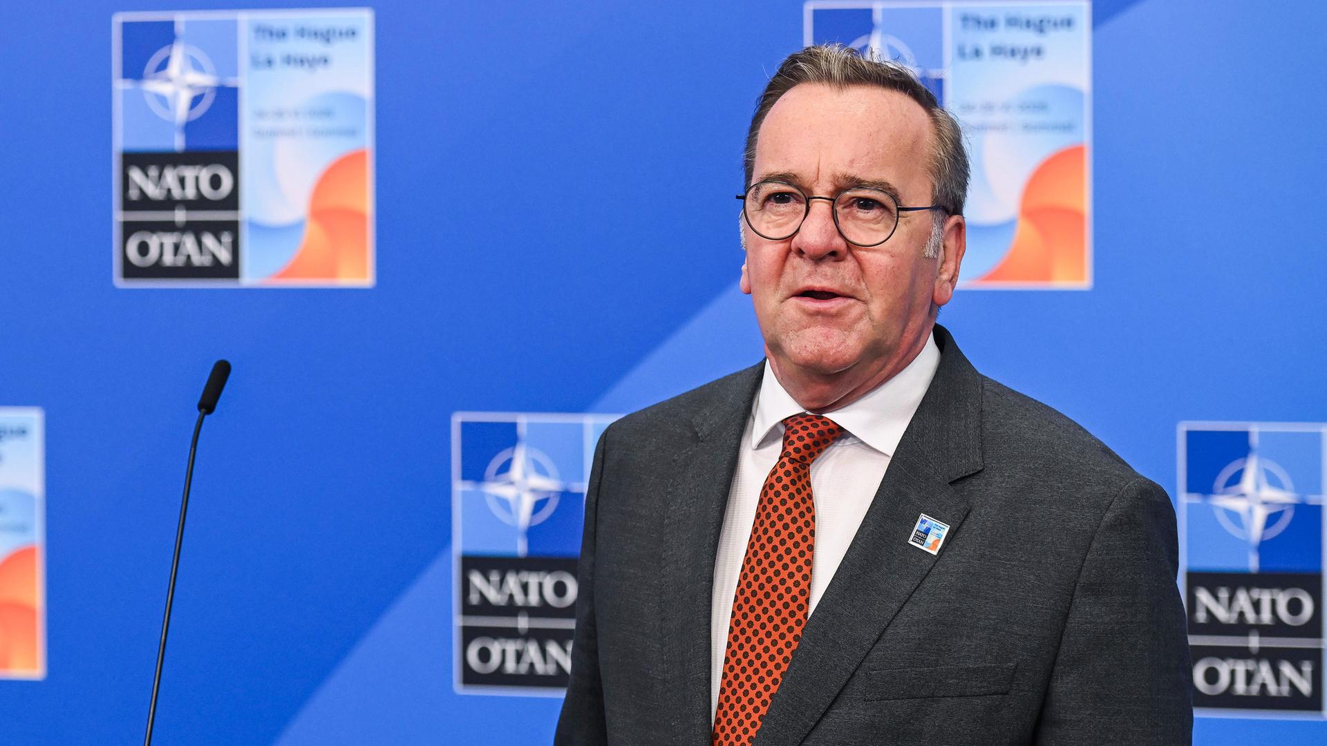 Boris Pistorius, aufgenommen am 25.06.2025 