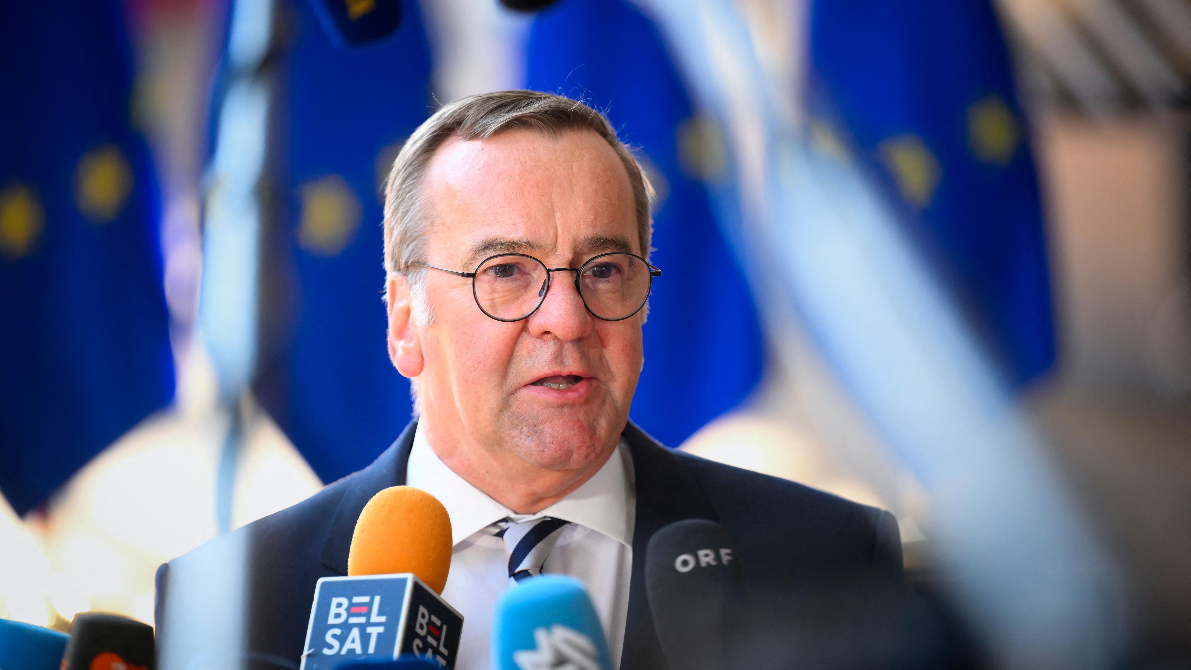 Boris Pistorius beim EU-Treffen der Verteidigungsminister