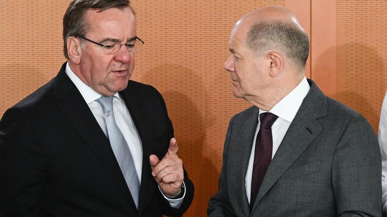 Boris Pistorius und Olaf Scholz