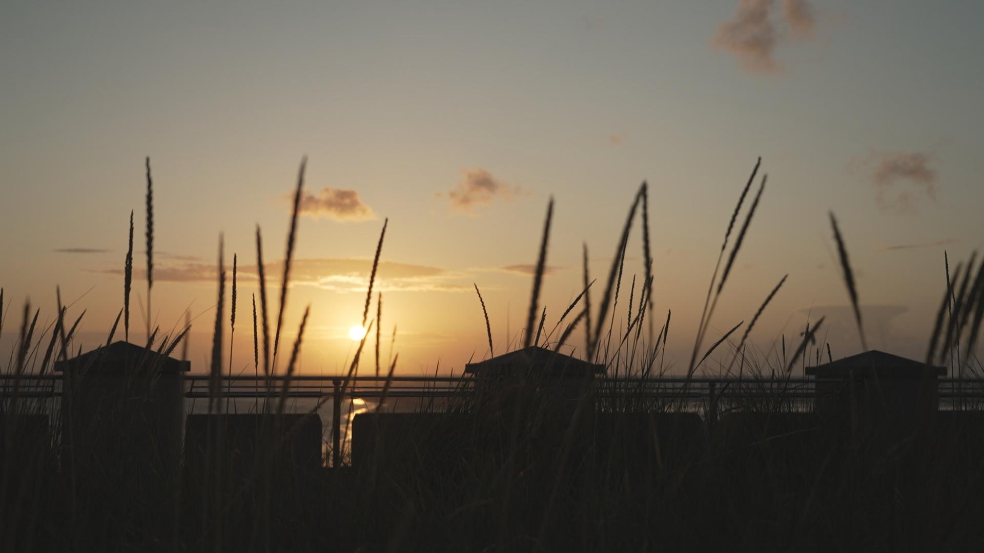 Sonnenuntergang auf Borkum