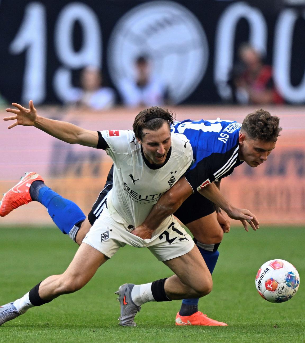 Fußball: Borussia Mönchengladbach gegen Hamburger SV.