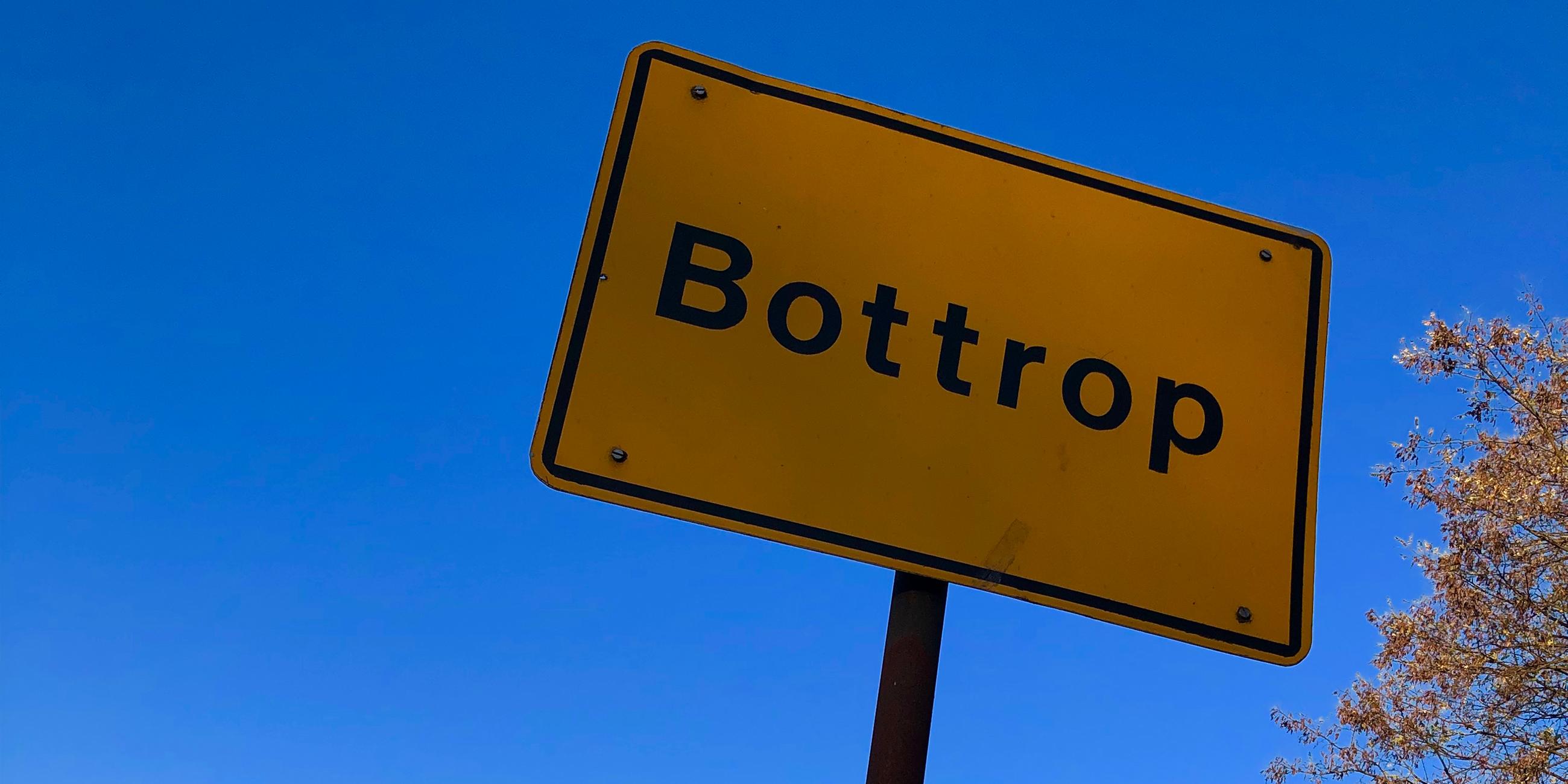 Bottrop: Ortsschild