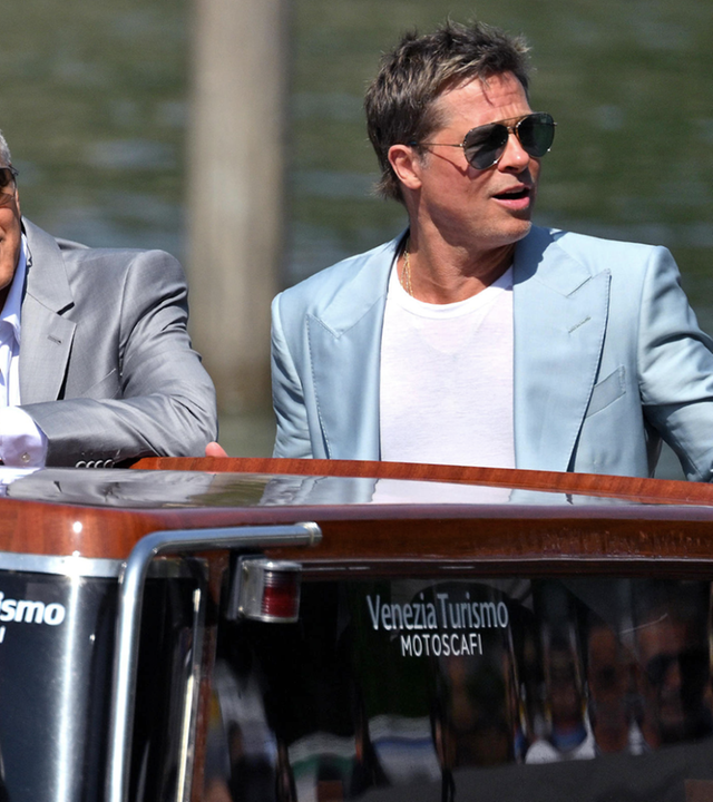 Brad Pitt und George Clooney in Venedig