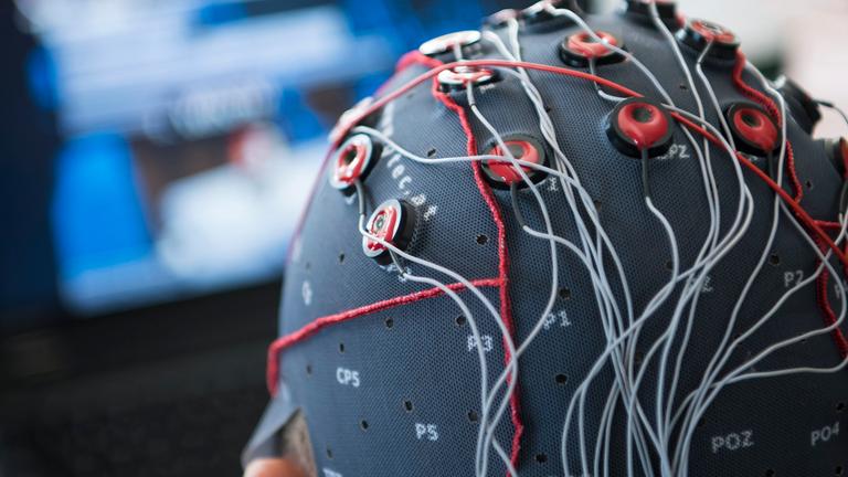 Brain-Computer-Interface (BCI)-Wettbewerb des ersten Cybathlon in St-Sulpice bei Lausanne, am 06.10.2016.