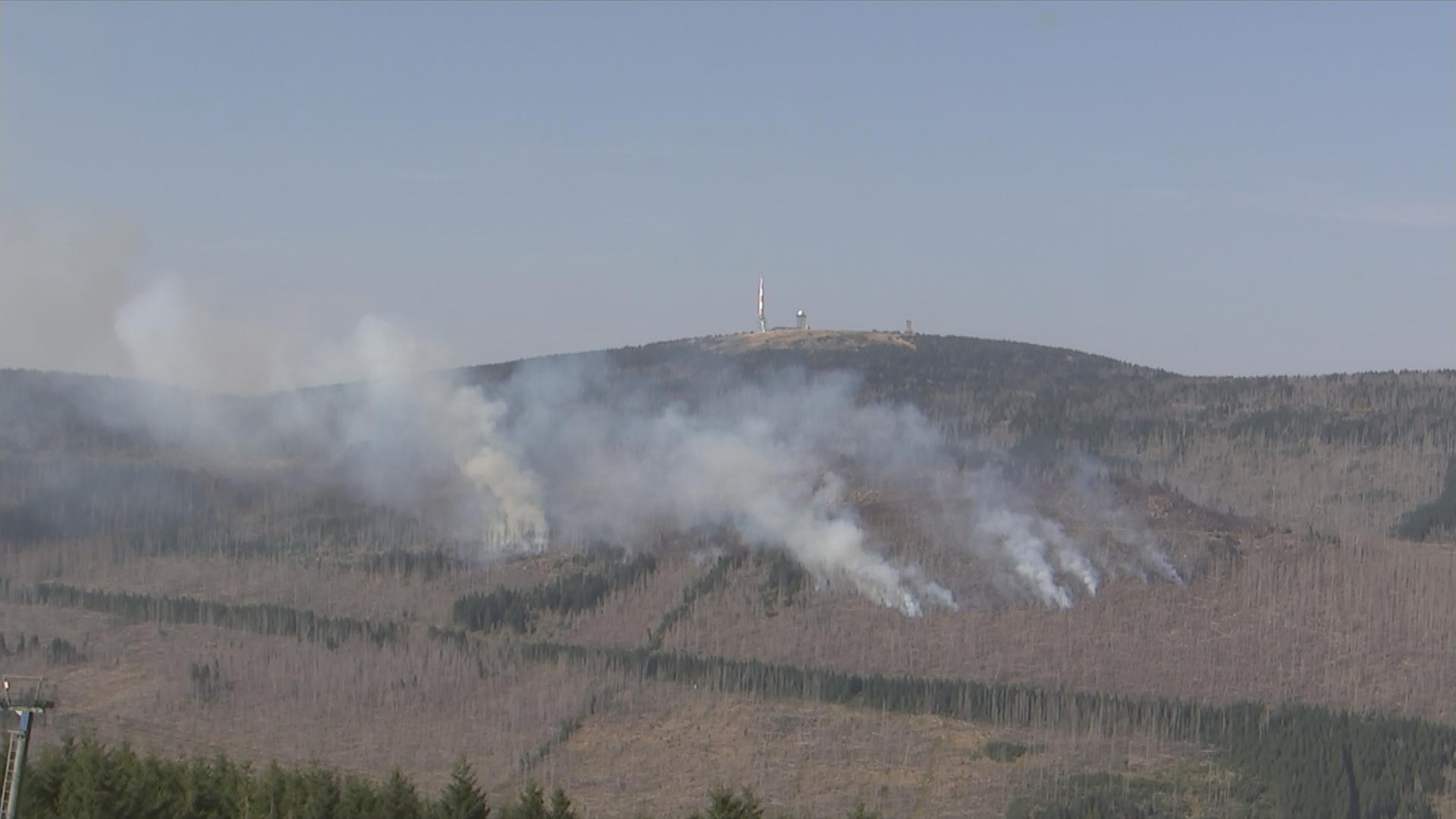 Brand am Brocken