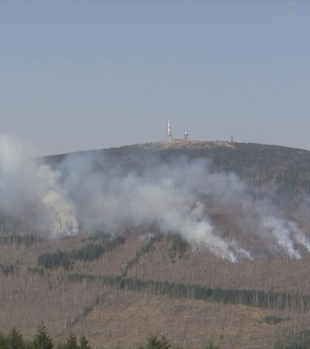 Brand am Brocken