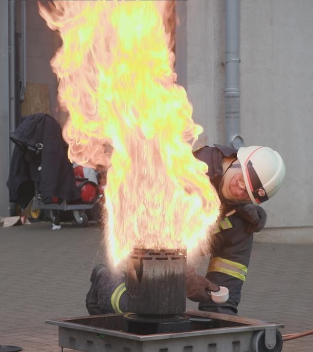 Feuerlöscher für den Brandfall