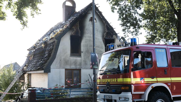 Kind nach Brand in Pinneberg vermisst