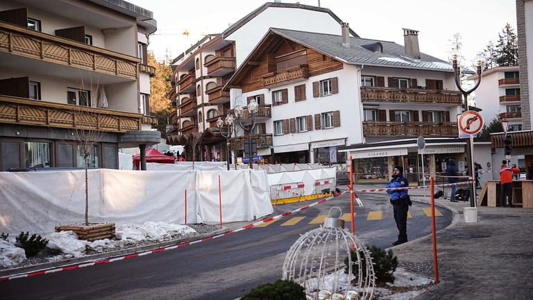 Ort des Brandes abgesperrt 