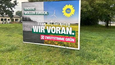 Ein Wahlplkat der Grünen