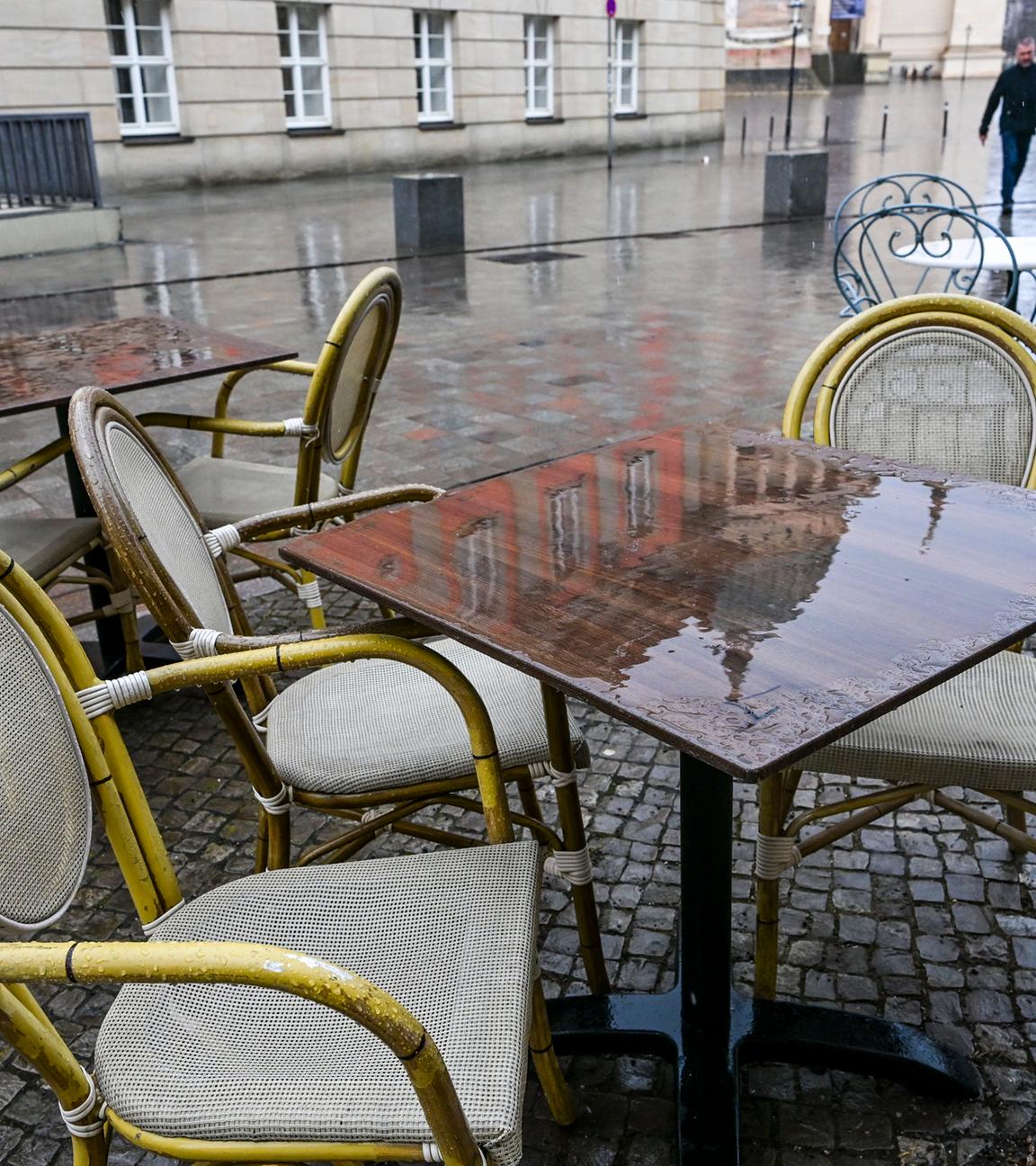 Brandenburg, Potsdam: Regnerisches Wetter