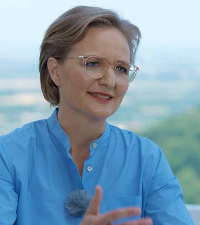 Franziska Brantner, Parteivorsitzende der Grünen im ZDF-Sommerinterview