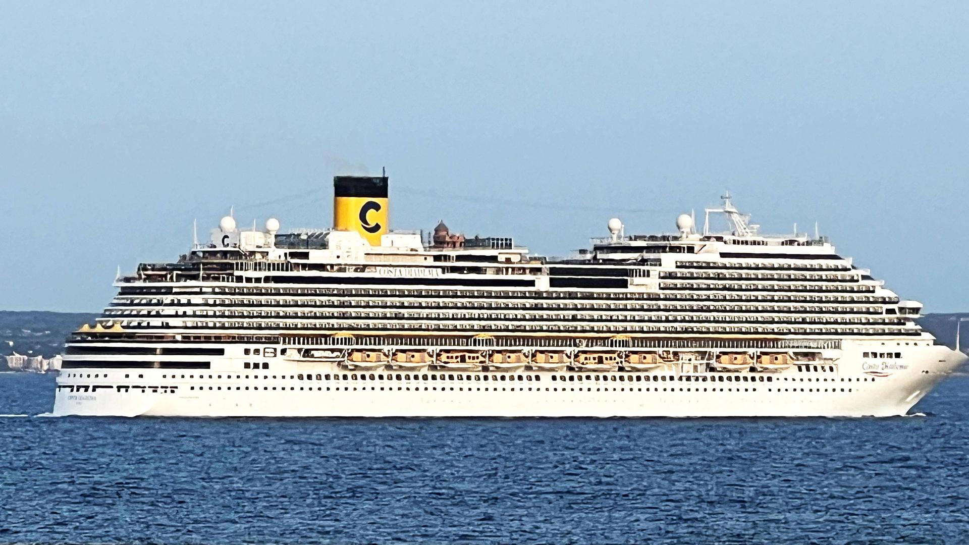 Archiv: Kreuzfahrtschiff, Costa Diadema, aufgenommen am 10.08.2023