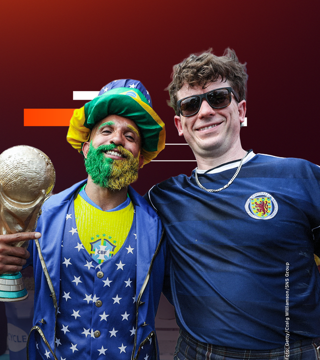Brasilien - Schottland - Fans