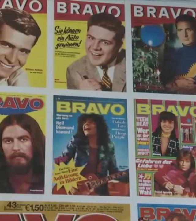 Viele Bravo Zeitschriften nebeneinander 