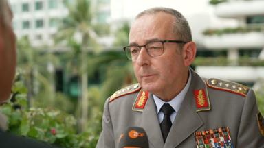 Der Generalinspektor der Bundeswehr Carsten Breuer ist zu sehen.