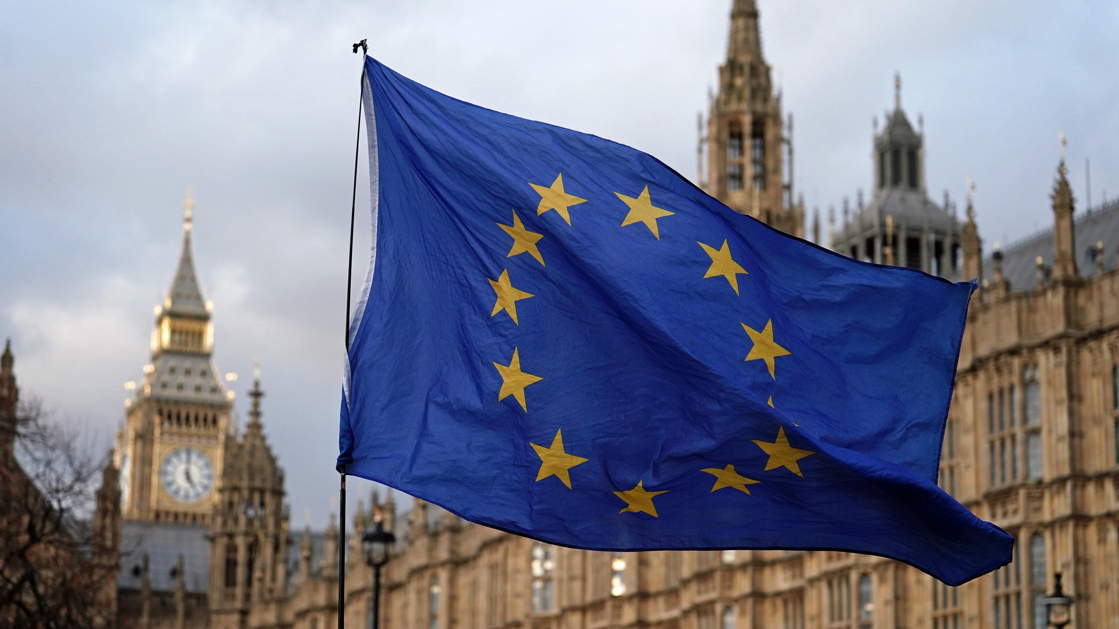 EU-Flagge in Großbritannien - Brexit