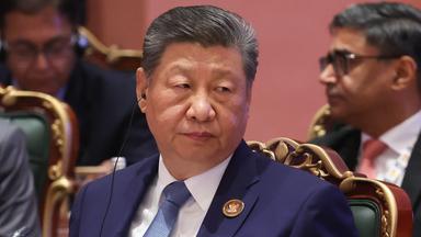 Chinas Präsident Xi Jinping während des 18. Brics-Gipfels in Neu Delhi, Indien am 12.09.2026. 