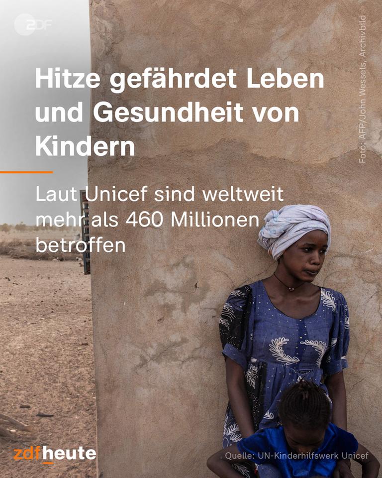 Hitze gefährdet Leben und Gesundheit von Kindern