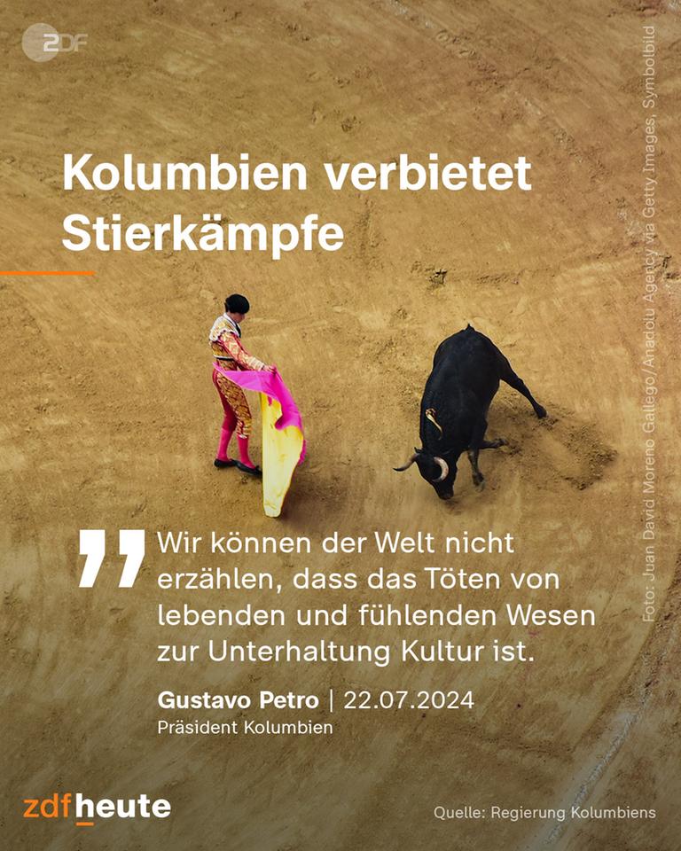 Kolumbien verbietet Stierkämpfe