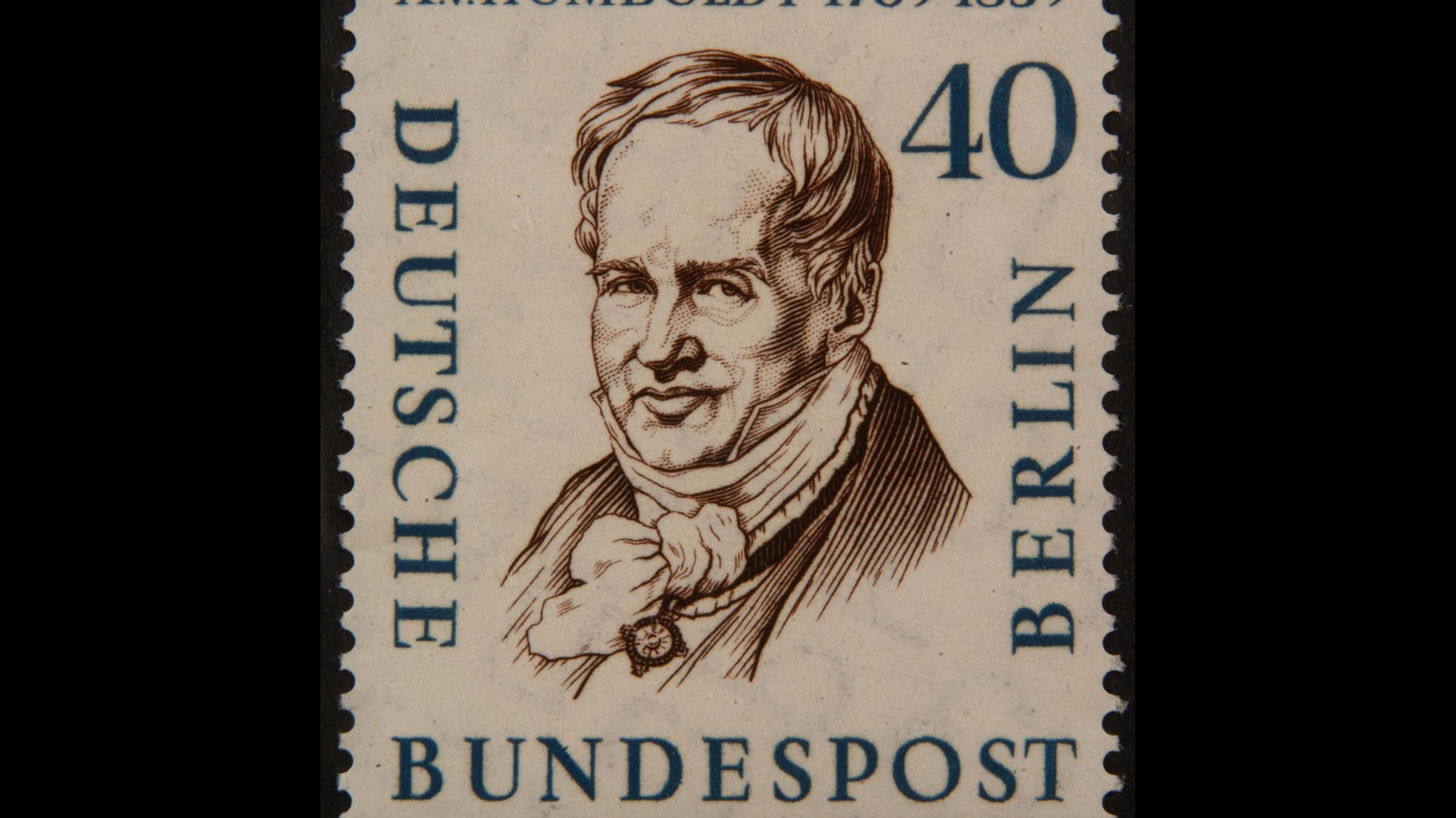Briefmarke von Alexander von Humboldt