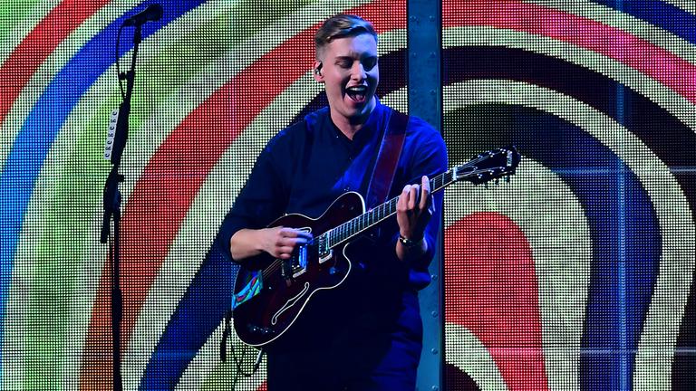 George Ezra bei den Brit Awards, aufgenommen am 20.02.2019 in London