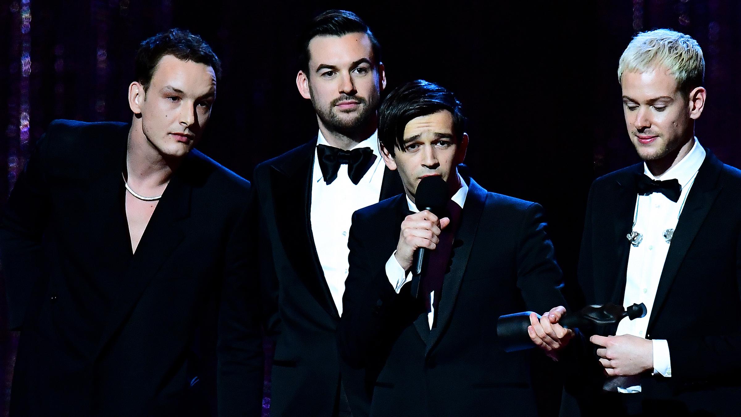 The 1975 bei den Brit Awards, aufgenommen am 20.02.2019 in London