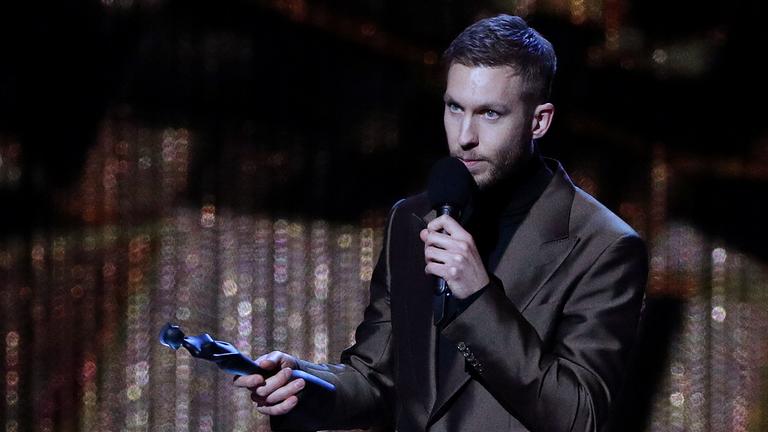 Star-DJ Calvin Harris bei den Brit Awards, aufgenommen am 20.02.2019 in London