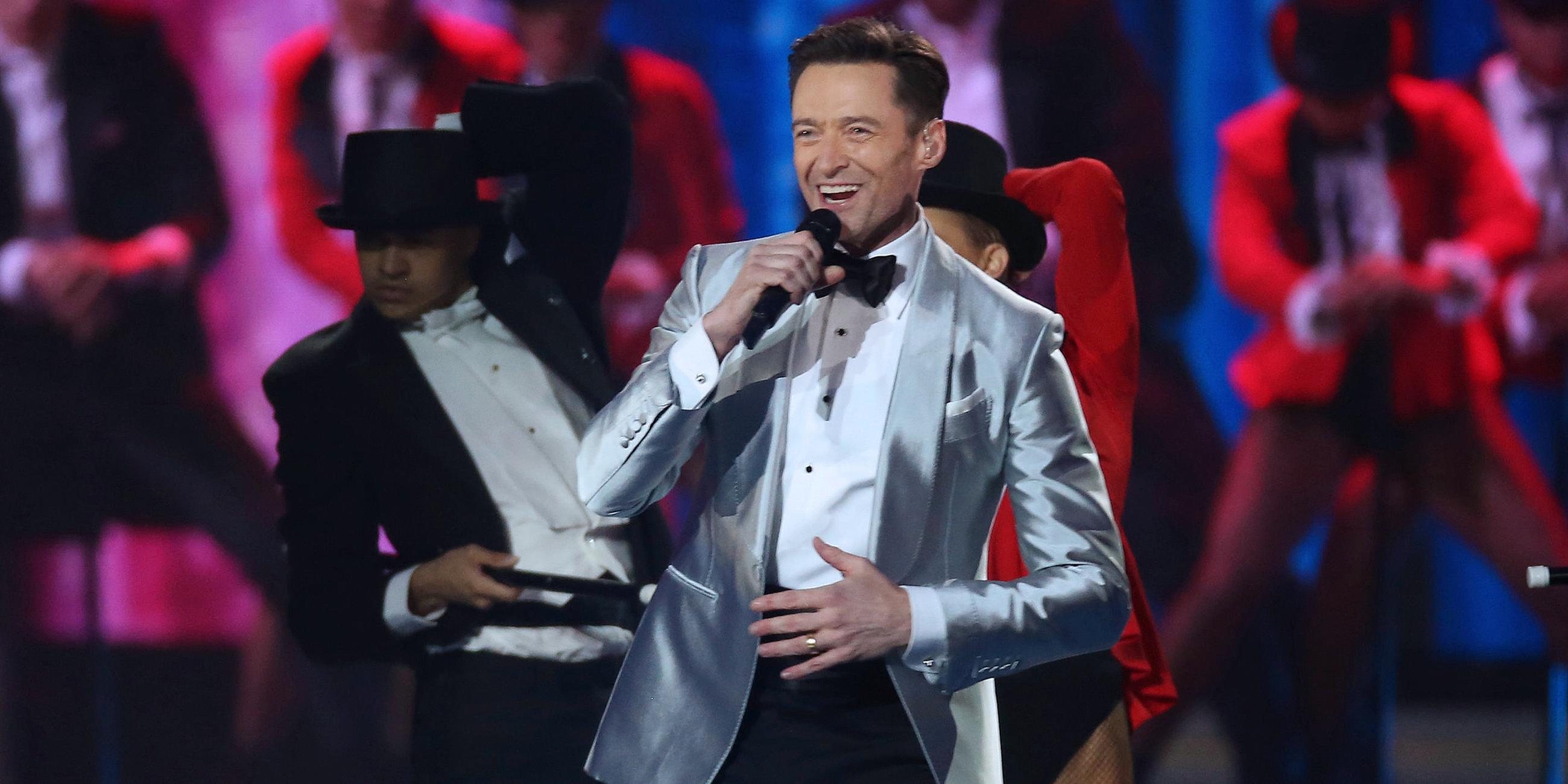 Hugh Jackman bei den Brit Awards, aufgenommen am 20.02.2019 in London