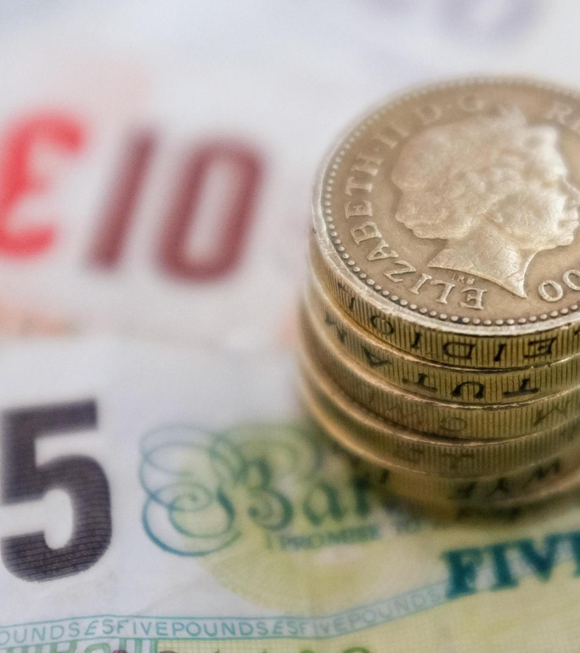 Britisches Pfund, Scheine und Münzen