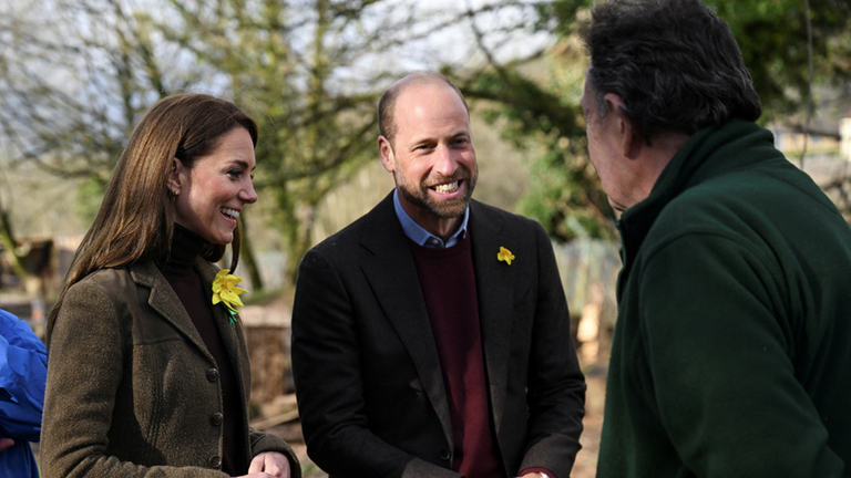 Kate und William in Wales